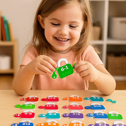 Montessori Formen- & Zahlen-Spiel – Logisches Denken leicht gemacht