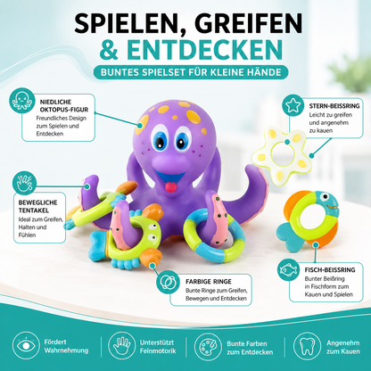 Interaktives Oktopus-Badespielzeug – Spielspaß & Lernen im Wasser