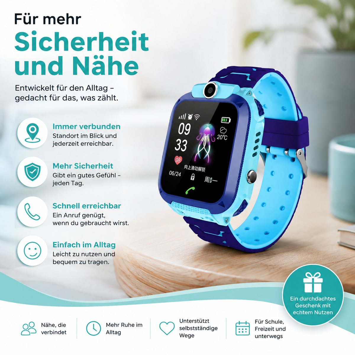 OPPO Kinder 4G Smartwatch – Spaß & Sicherheit für Kinder!