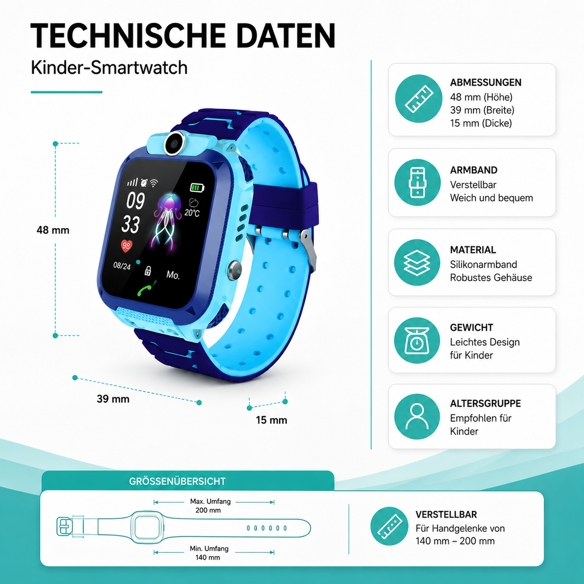 OPPO Kinder 4G Smartwatch – Spaß & Sicherheit für Kinder!