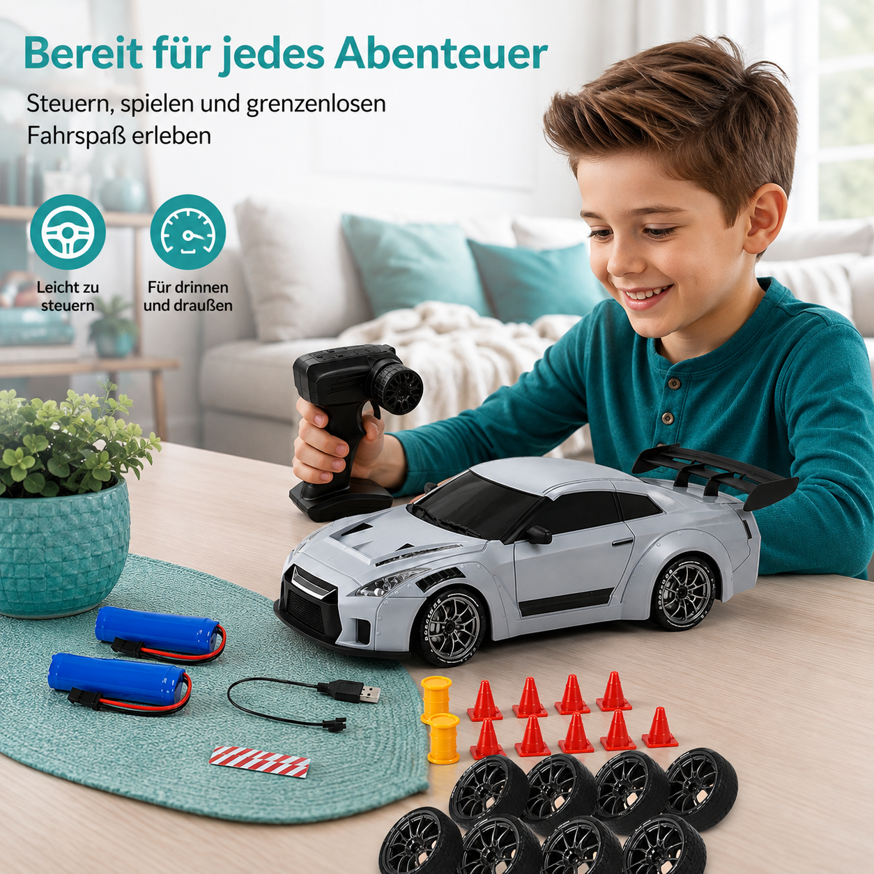 Hochgeschwindigkeits-RC-Drift-Auto 2,4 GHz – starke Leistung & echtes Rennfeeling