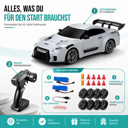 Hochgeschwindigkeits-RC-Drift-Auto 2,4 GHz – starke Leistung & echtes Rennfeeling