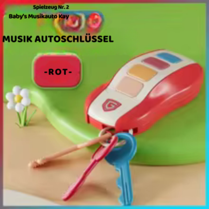 Schlau Auto Schlüssel Spielzeug – Musik, Licht & Lernen in einem!
