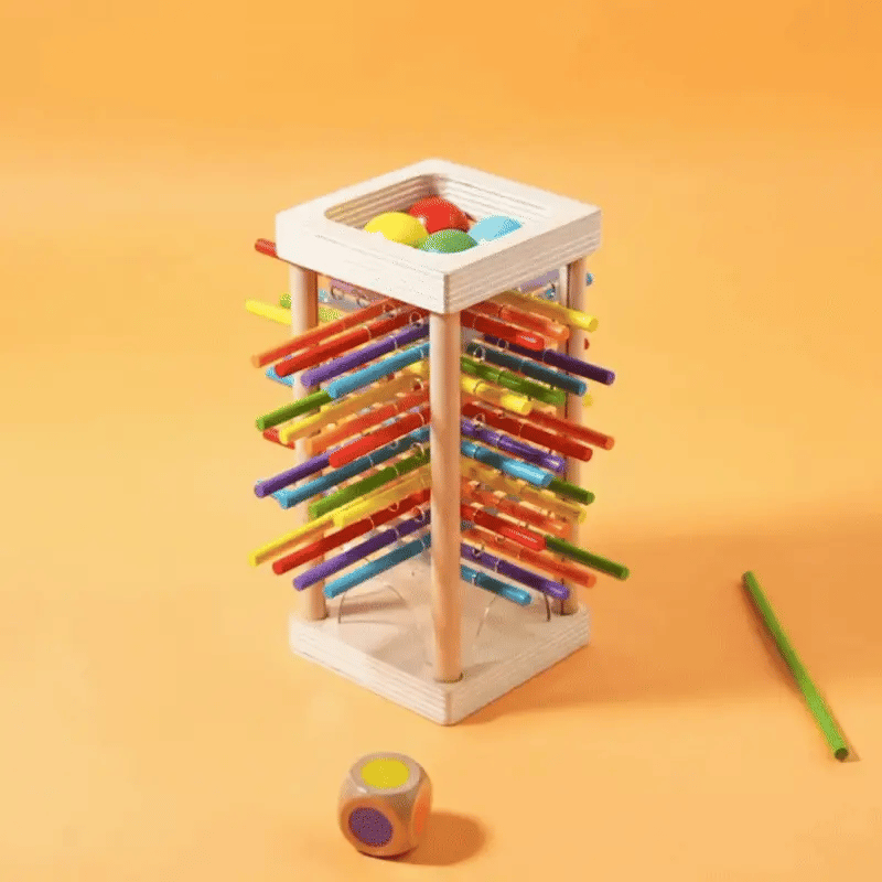 Holz Balancier-Stäbchenspiel – Konzentration & Spaß für Kinder