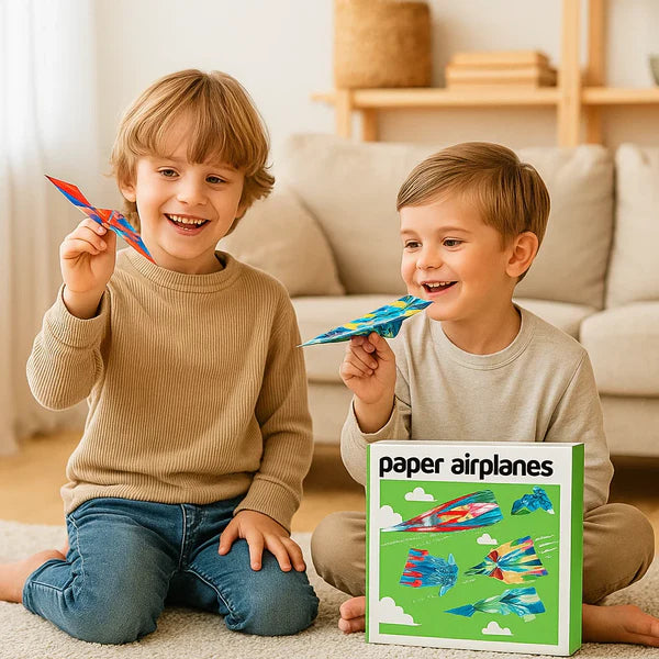 36-teiliges Origami Flugzeug-satz – Kreatives Bastelspaß für Kinder & Eltern