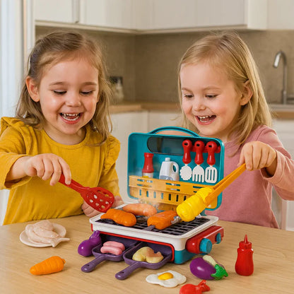 BBQ Kinderküche mit Farbeffekt & Musik – Spaß beim Kochen