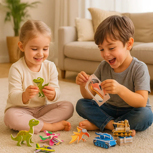 25 Stück Lustige Insekten Puzzles – Spaß & Lernen für Kinder