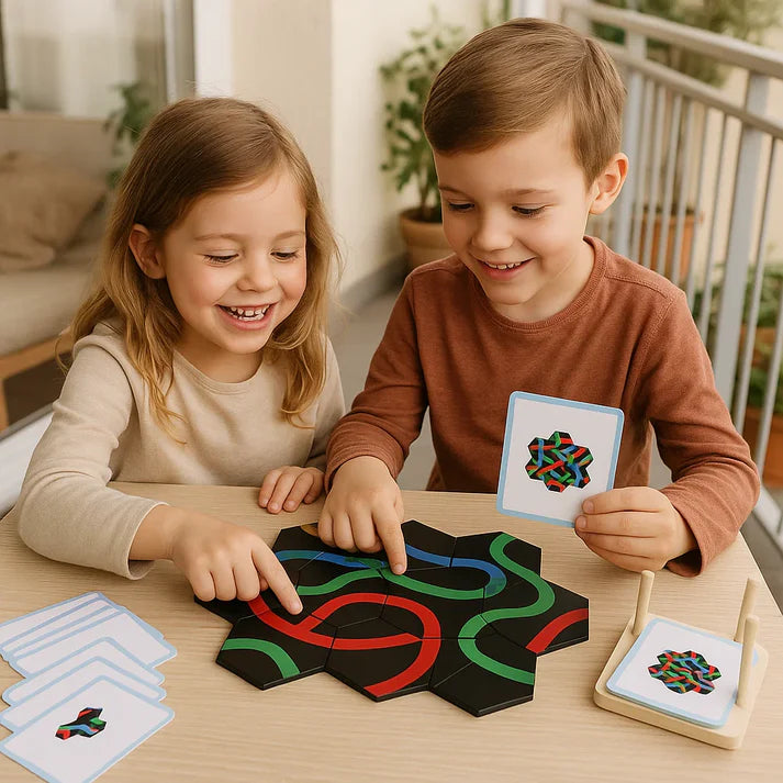 Montessori Logik Puzzle – Kreatives Denkspiel für Kinder