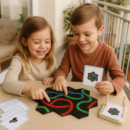 Montessori Logik Puzzle – Kreatives Denkspiel für Kinder