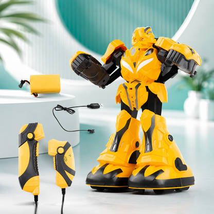 Smart Battle-Roboter mit Musik, LED-Licht & Bewegungssteuerung Gelb