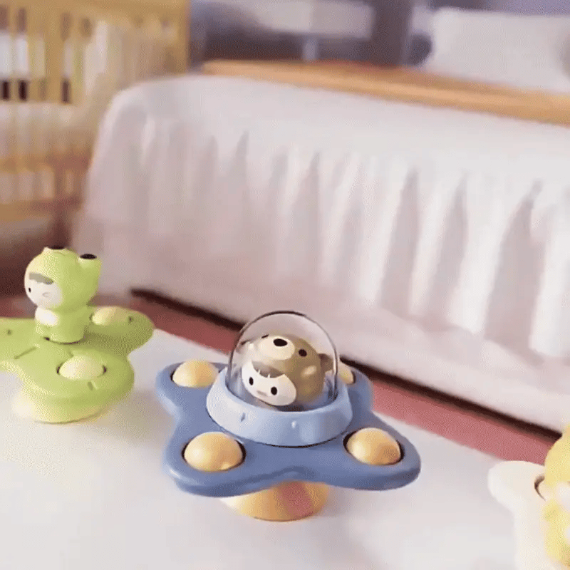 Spinning Suction Toys – drehende Montessori-Spaß für Kleinkinder