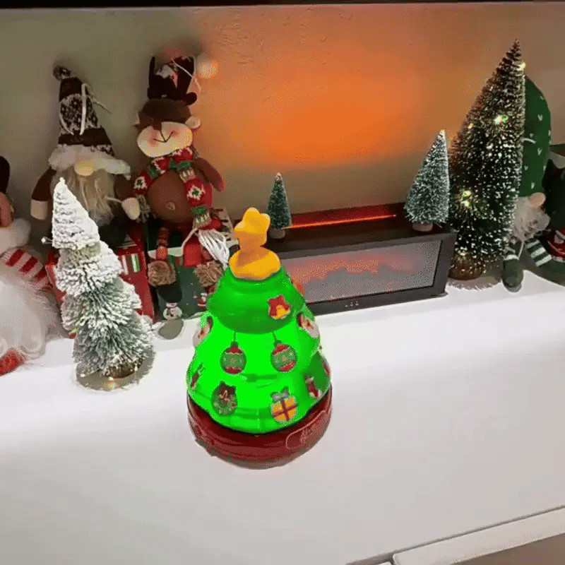 Magische Weihnachtsbaum Musikbox mit Seifenblasen & Licht