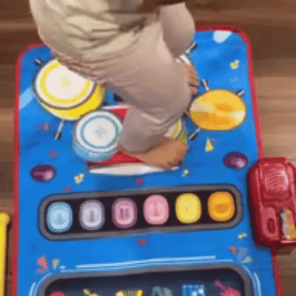 2-in-1 Musikmatte für Kinder – Tanzen, Trommeln & Lernen