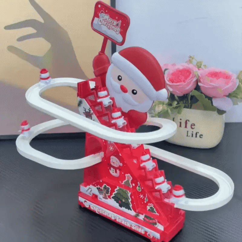 Magischer Schneemann-Coaster mit Licht & Musik – Xmas Spielspaß