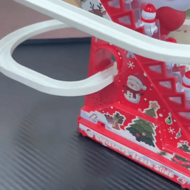 Magischer Schneemann-Coaster mit Licht & Musik – Xmas Spielspaß