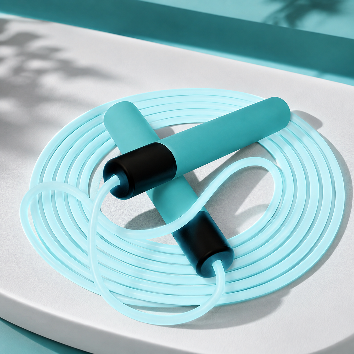 LED Springseil für Kids & Erwachsene – Leuchtender Fitness-Spaß Blau