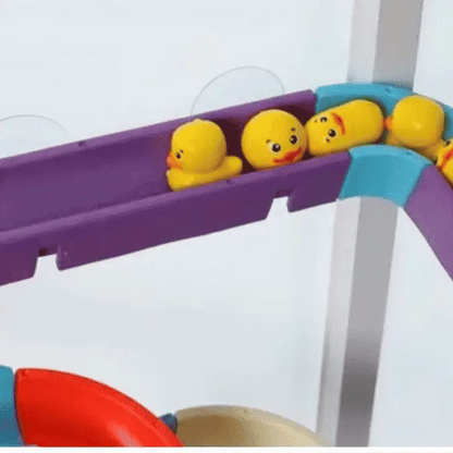 Bunte Badespaß-Rutsche - fröhliche & lernreiche Badezeit